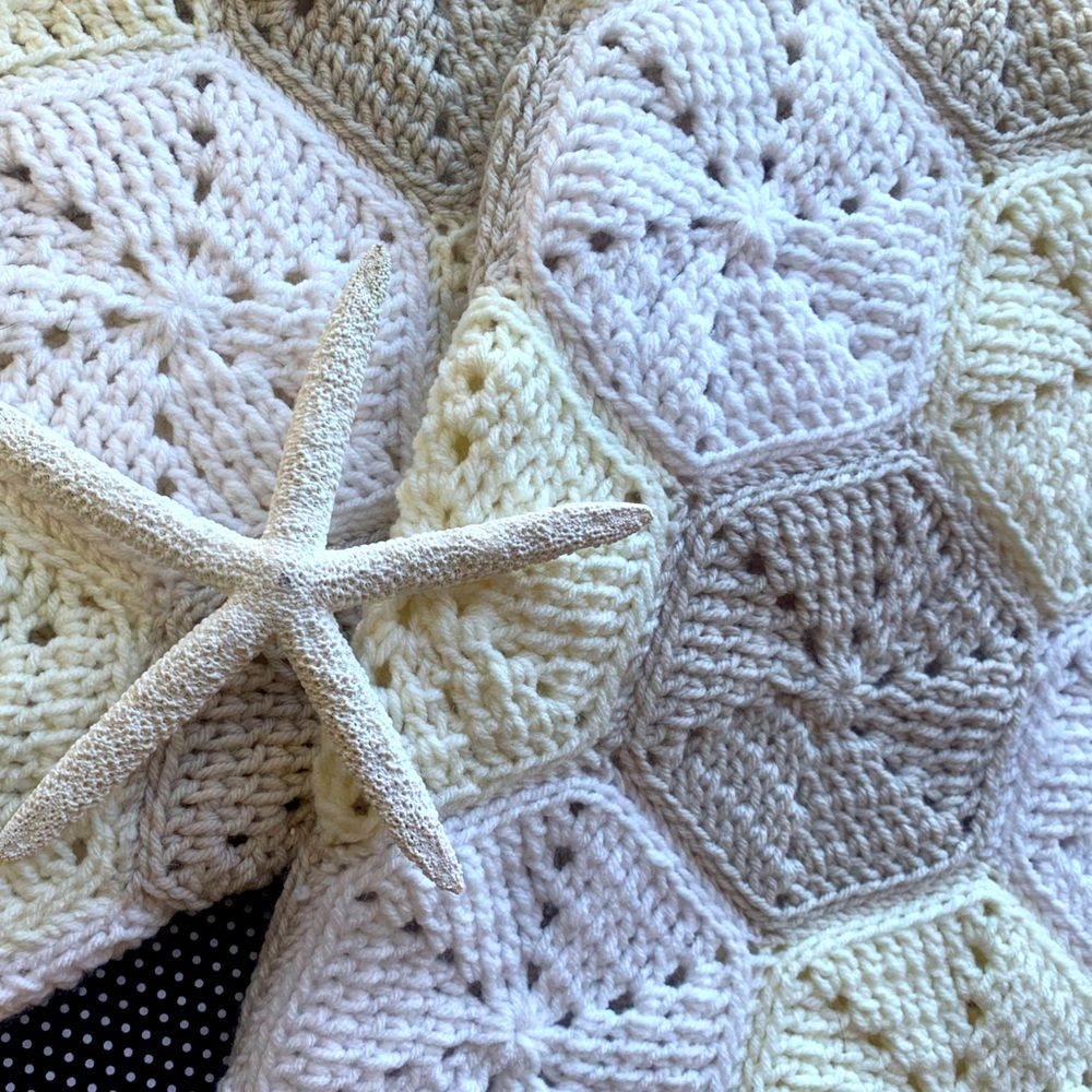 Handcrafted Hexagon Baby Blanket